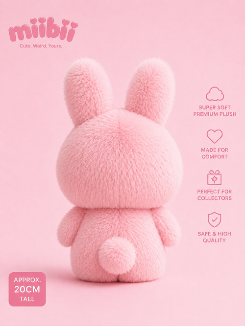 Miibii Pink Bunny Plush 💗 (Limited Pre Order)